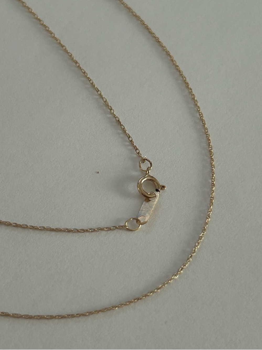 10K Yellow Gold Chain Necklace 18 Inches